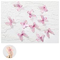 Fashion New Acrylic Butterfly Shaped Ornament Three-dimensional Handmade Nail Decoration main image 2