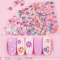 5d Three-dimensional Relief Sticker Flower Multicolor Nail Stickers main image 4