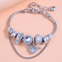 Fashion Metal Simple Angel Pendant Tassel Bracelet sku image 1