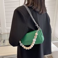 Mode Candy-farbige Klassische Perlen Tragbaren Umhängetasche Kleine Quadratische Tasche main image 4