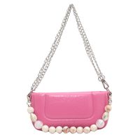Fashion Candy-colored Classic Beaded Portable Crossbody Small Square Bag sku image 4