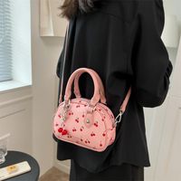 2022 Summer New Fruit Cherry Pattern Messenger Small Handbag sku image 3