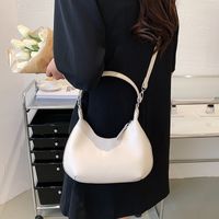 2022 New Solid Color Crossbody Shoulder Underarm Dumpling Bag sku image 3