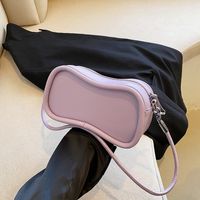 New Fashion Small Capacity Solid Color Underarm Shoulder Bag main image 5
