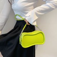 New Fashion Small Capacity Solid Color Underarm Shoulder Bag main image 6