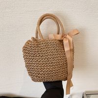 Casual Style Large Capacity  Woven Straw Portable Shoulder Bag main image 2