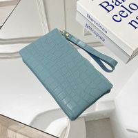 White Green Blue Pu Leather Geometric Square Evening Bags sku image 3