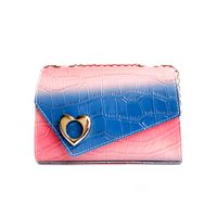 New Style Fashion Gradient Color Stone Pattern Small Square Bag main image 4