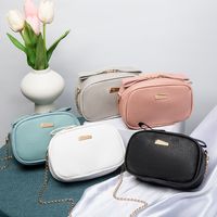 Cute Style Solid Color Bow Messenger Chain Small Bag main image 5