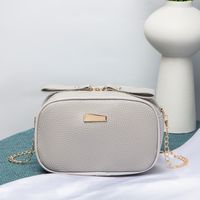 Cute Style Solid Color Bow Messenger Chain Small Bag sku image 5
