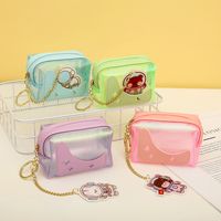 Cute Cartoon Transparent Pvc  Pendant Chain Coin Purse main image 1