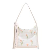 2022 Summer New Fashion Flower Wide Shoulder Strap Underarm Bag main image 5