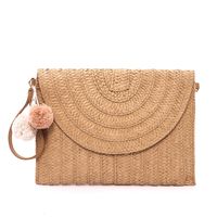 Small Straw Ethnic Style Square Bag main image 4