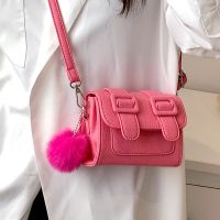 2022 Summer New Style Solid Color Crossbody Small Square Bag main image 1