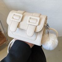 2022 Summer New Style Solid Color Crossbody Small Square Bag main image 3