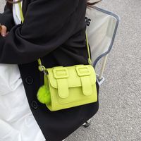 2022 Summer New Style Solid Color Crossbody Small Square Bag sku image 8