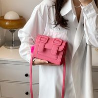 2022 Summer New Style Solid Color Crossbody Small Square Bag sku image 9