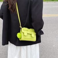 2022 Summer New Style Solid Color Crossbody Small Square Bag sku image 3
