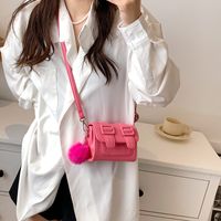 2022 Summer New Style Solid Color Crossbody Small Square Bag sku image 4