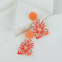 New Personalized Candy Color Bohemian Synthetic Resin Earrings main image 4