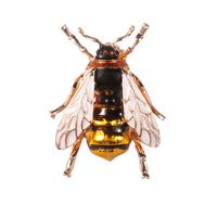 Fashion Creative Dripping Oil Bee Shape Alloy Brooch main image 1
