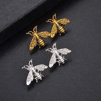 Fashion Accessories Cute Bee Shape Alloy Brooch One Piece main image 1