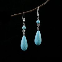 Bohemian Ethnic Style Vintage Fashion Turquoise Earrings main image 4