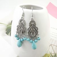 Ethnic Style Classical Retro Turquoise Earrings main image 1