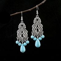 Ethnic Style Classical Retro Turquoise Earrings main image 2
