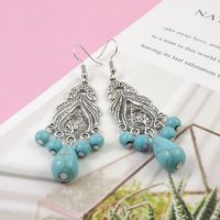 Ethnic Style Classical Retro Turquoise Earrings main image 3