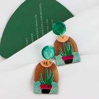 Personalized Colorful Simple Cartoon Decor Acrylic Earrings main image 1