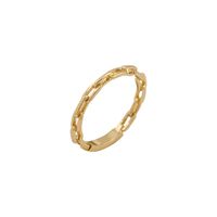 Fashion Golden Simple Ring sku image 5