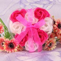 Kreative Kleine Geschenke 9 Herzförmige Seifenblumen Für Hochzeitsveranstaltungen sku image 10