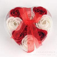 Kreative Kleine Geschenke 9 Herzförmige Seifenblumen Für Hochzeitsveranstaltungen sku image 6