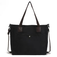 Fashion Handbag Large Capacity Shopping Canvas Shoulder Bag sku image 2