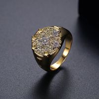 Retro Fashion Hip-hop Gold Ring  Wholesale sku image 4