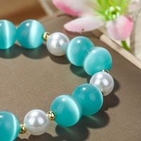Fashion New Blue Color Opal Crystal Star Beads Bracelet main image 5