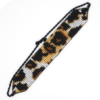 Fashion Retro Ethnic Style Evil Eye Diamond  Miyuki Bead Hand-woven Leopard Bracelet main image 4