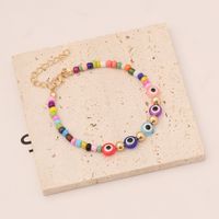 Bohemian Eye Beaded No Inlaid 18K Gold Plated Women'S Necklace sku image 3