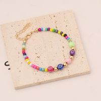 Bohemian Eye Beaded No Inlaid 18K Gold Plated Women'S Necklace sku image 1