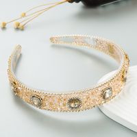 New Style Glass Drill Thin Edges Hair Accessories Color Headband sku image 4