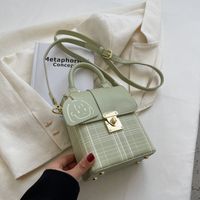 Fashion Portable Small Square Women's Cross-body Solid Color Bag sku image 1