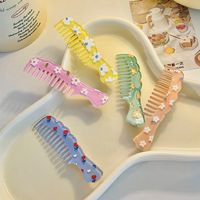 Fashion Creative 2022 New Small Cute  Candy Color Comb Shape Barrettes For Girl main image 5