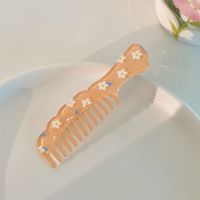 Fashion Creative 2022 New Small Cute  Candy Color Comb Shape Barrettes For Girl sku image 2