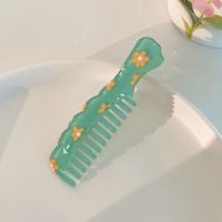Fashion Creative 2022 New Small Cute  Candy Color Comb Shape Barrettes For Girl sku image 3