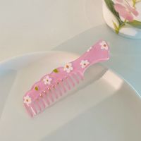 Fashion Creative 2022 New Small Cute  Candy Color Comb Shape Barrettes For Girl sku image 1