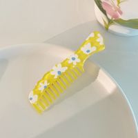 Fashion Creative 2022 New Small Cute  Candy Color Comb Shape Barrettes For Girl sku image 4