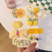 2022 Summer New Little Girl Bangs Cropped Hair Clip Wholesale sku image 3