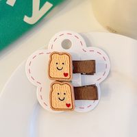 Cute Girls Cartoon Pattern Side Hair Duckbill Clip Barrettes One-pair sku image 4