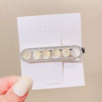 Nouveau Mode Brillant Perle Incrusté Strass Pince À Cheveux En Métal sku image 10
